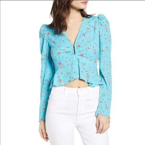 AFRM Pearl floral top